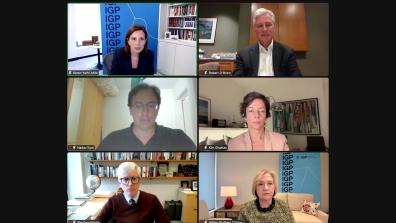 Zoom Screen of Panelists