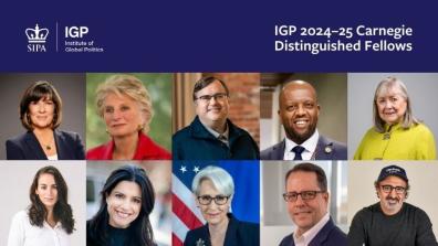 IGP’s Carnegie Distinguished Fellows for the 2024–25