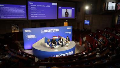 Panelists present the final report of the États Généraux de l’Information