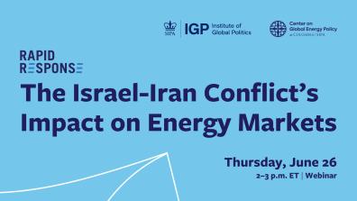 Israel Iran Energy