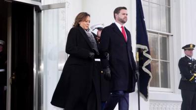 Kamala Harris and JD Vance