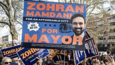 Mamdani supporters