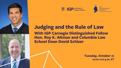 Judging and the Rule of Law