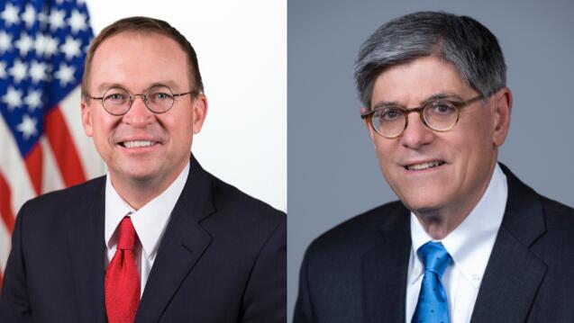 Mick Mulvaney and Jack Lew