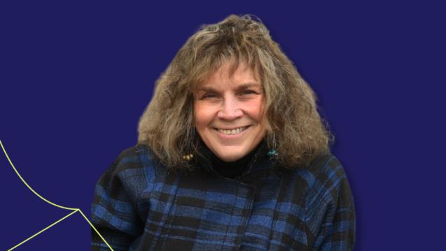 Carol Becker Headshot Blue