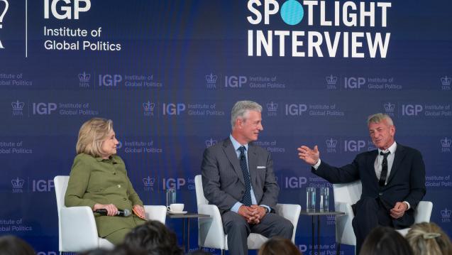 Spotlight Interview with Hillary Rodham Clinton, Robert O'Brien and Sean Penn