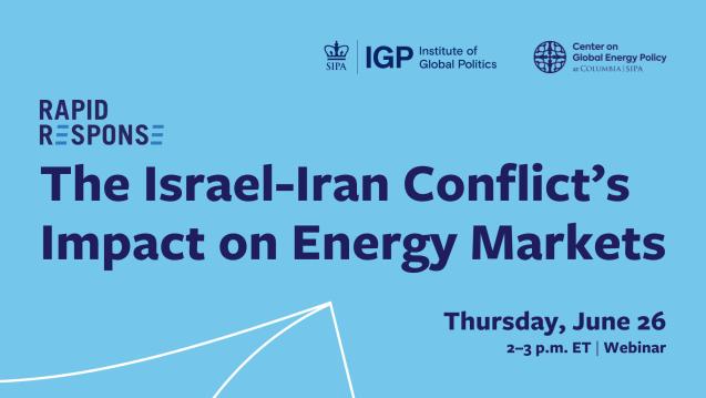 Israel Iran Energy