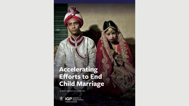 Accelerating Efforts to End Child Marriage
