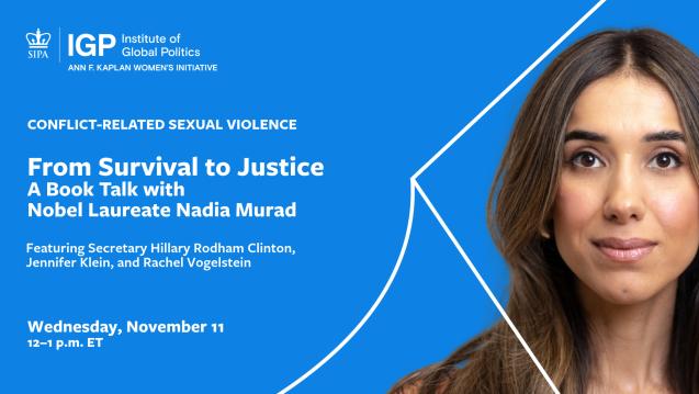 Nadia Murad Book Talk