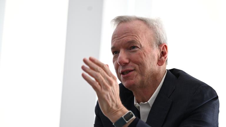 Eric Schmidt discussed AI and its impact on national security at a March 2024 workshop at SIPA.