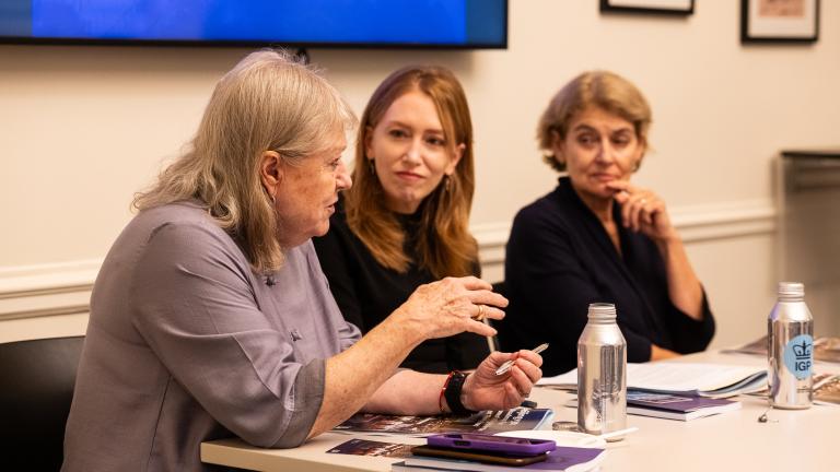 Susana Malcorra roundtable