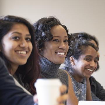 students smiling