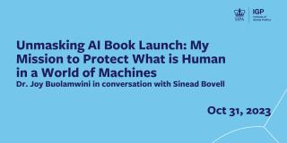 Unmasking AI book launch - title card
