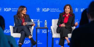 Reshma Saujani and Governor Kathy Hochul