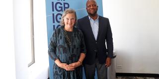 Ambassador Victoria Nuland and Martin Kimani