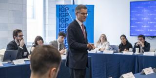 President of UN General Assembly Vuk Jeremić Hosts IGP Simulation for Students
