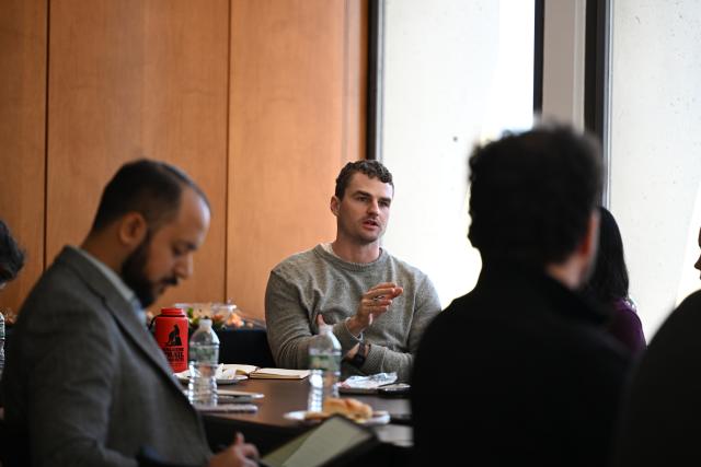 Students attended a workshop with Eric Schmidt.