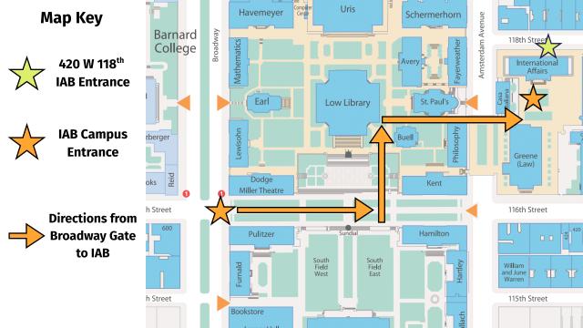 Directions to IAB