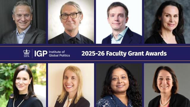 2025 IGP Faculty Grant Awards