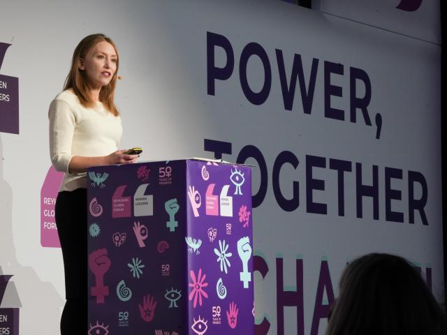 Rachel Vogelstein at the Reykjavik Global Forum