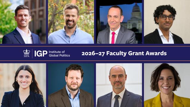 2026 IGP Faculty Grant Awards