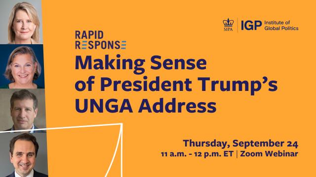 Trump’s UNGA Address